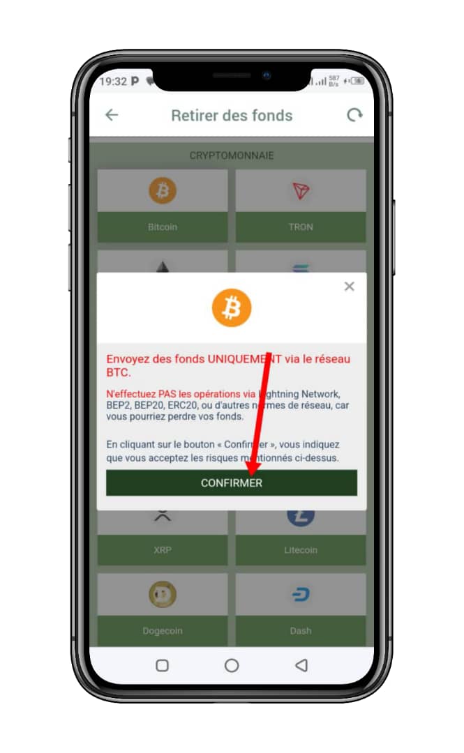 Comment télécharger Linebet iOS iPhone Maroc ? 33 Valider la transaction