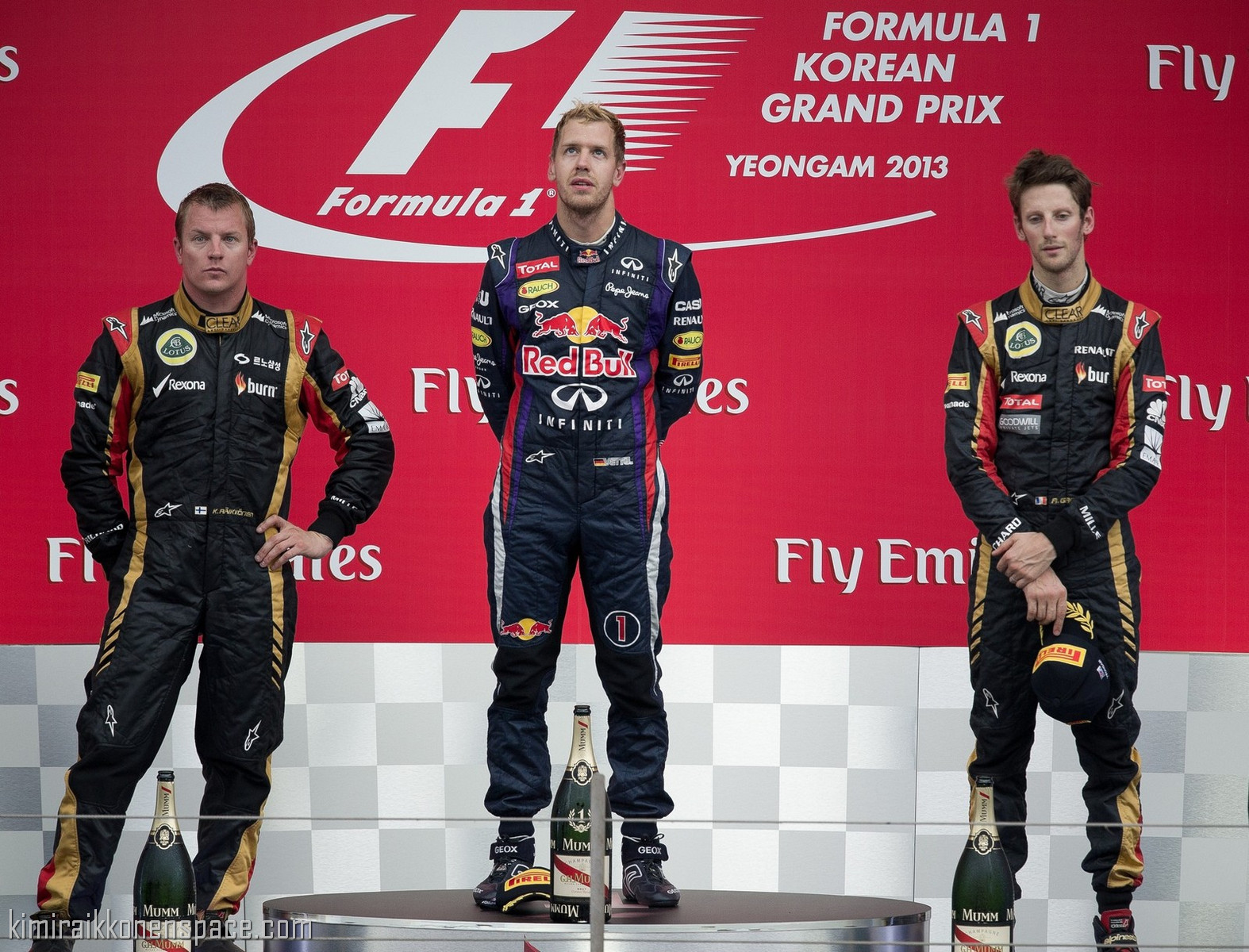 Auto Prix Kor F1 Podium Kimi Raikkonen Space