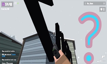  On Gamer S H The game mode is displayed on the upper left of the screen Free For All.