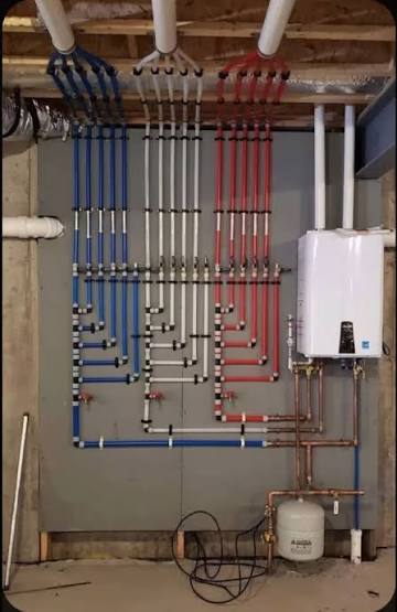 PEX residential repipe neatly organized
