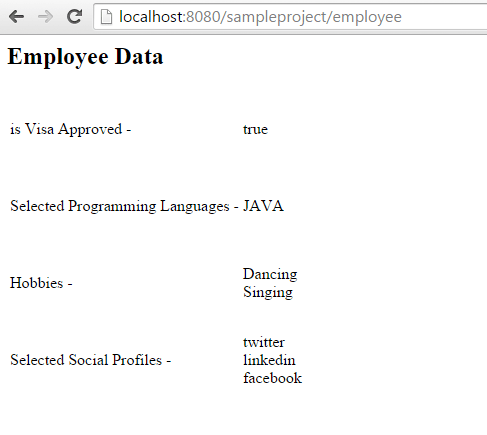 Spring MVC Checkbox Tag with Example | Spring MVC Tutorial