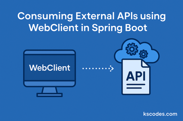 Consuming External APIs in Spring Boot using WebClient