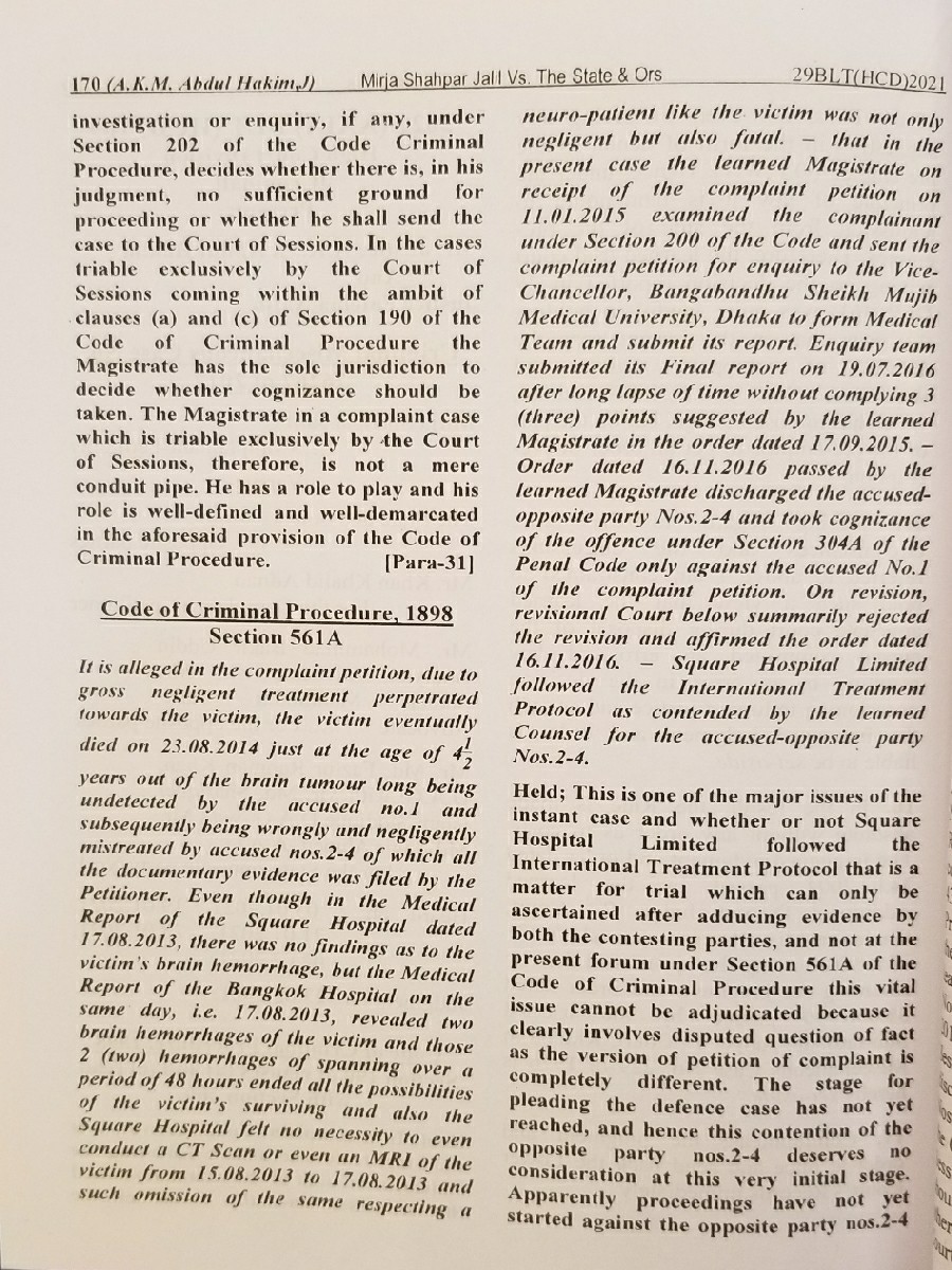 Ohona Death case reported in 29 BLT