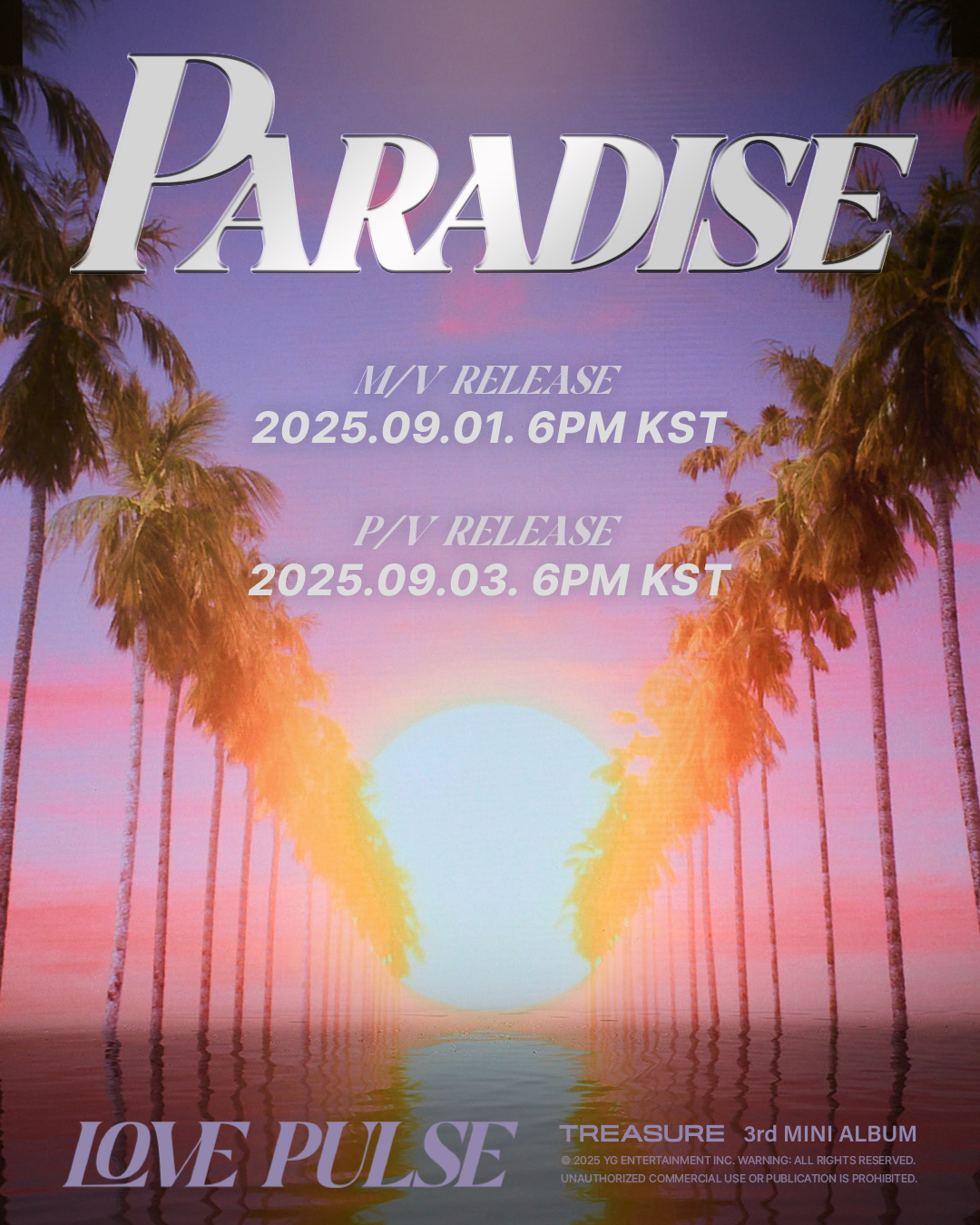 TREASURE: Between music video and performance for “Paradise