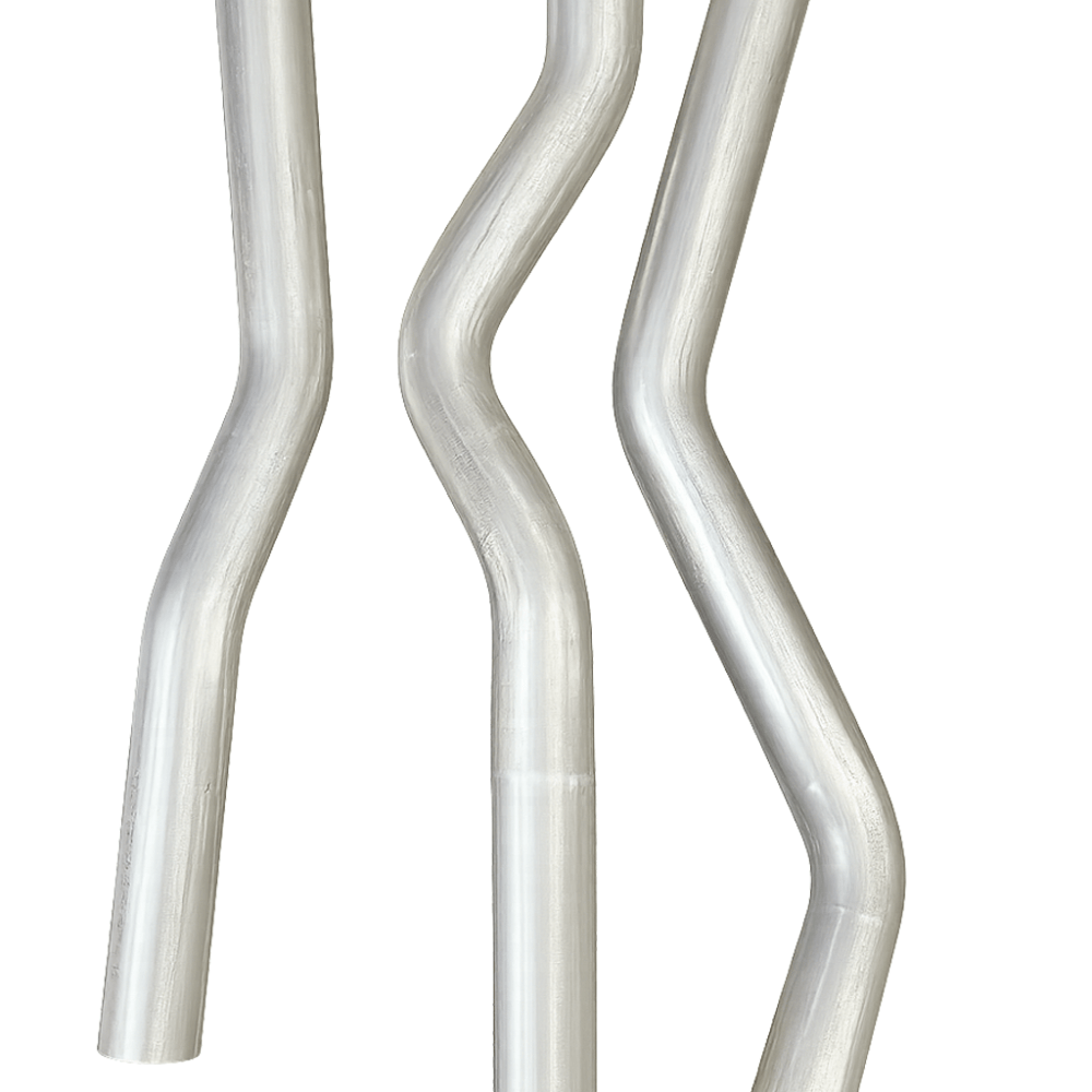 2.5" Aluminized Honda 01-05 Civic EM2 Exhaust Piping Kit