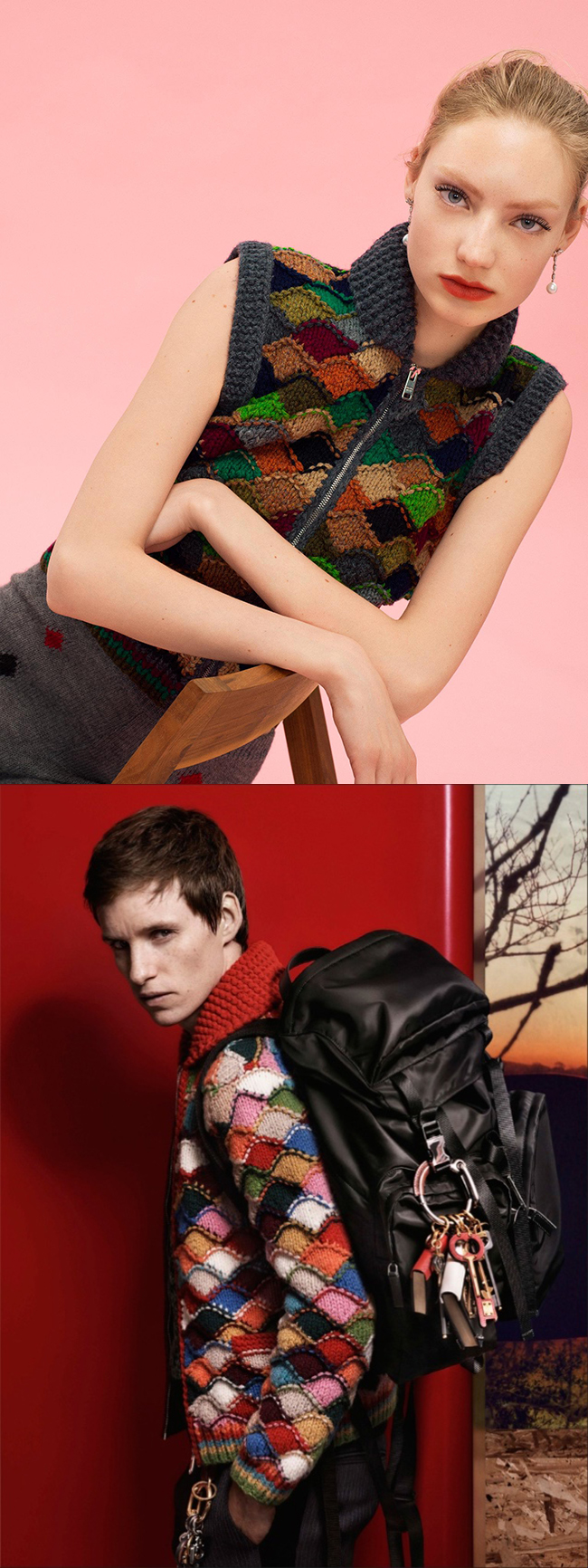 Prada's hippie-Cowichan funhouse sweaters - KT's Slow Closet
