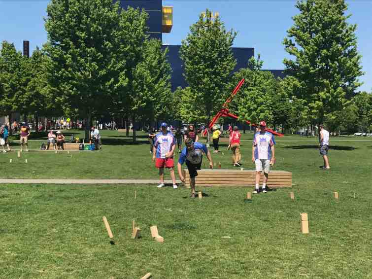 Photo of Kubb Krawl at Gold Medal Park.