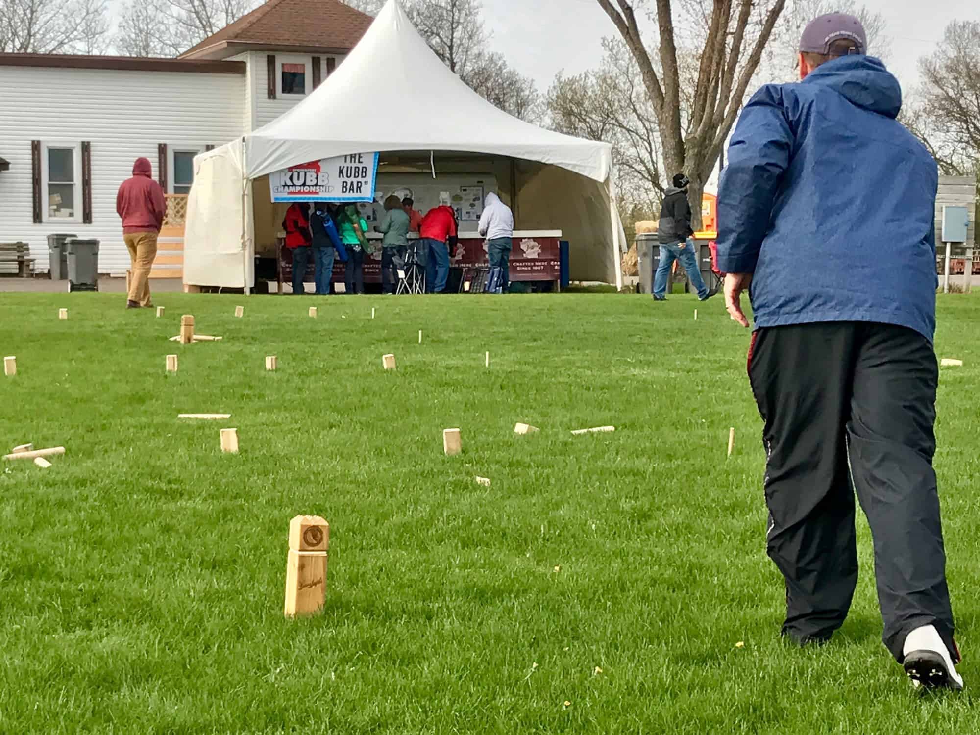 Photo from Leinenkugel's SpringFest Kubb Tournament.