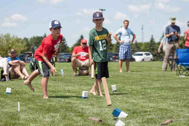 Photo from US National Junior Kubb Championship.