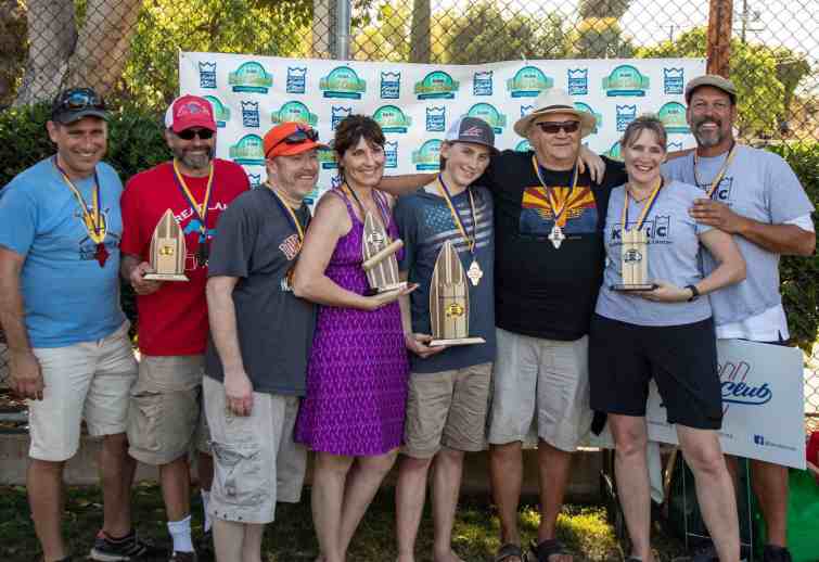 Photo of 2018 West Coast Kubb Championships winners.