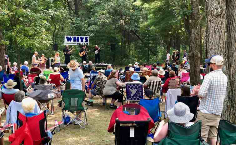 Photo from WHYS Bluegrass Festival.