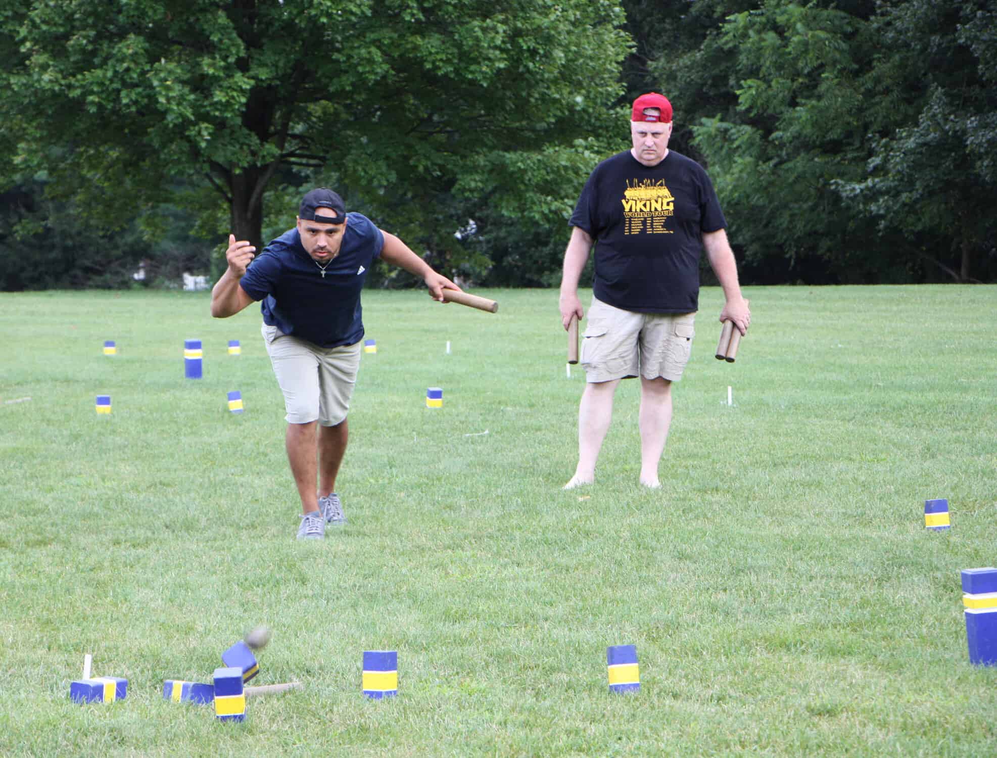 Photo of players at the Pennsylvania Kubb Championship.