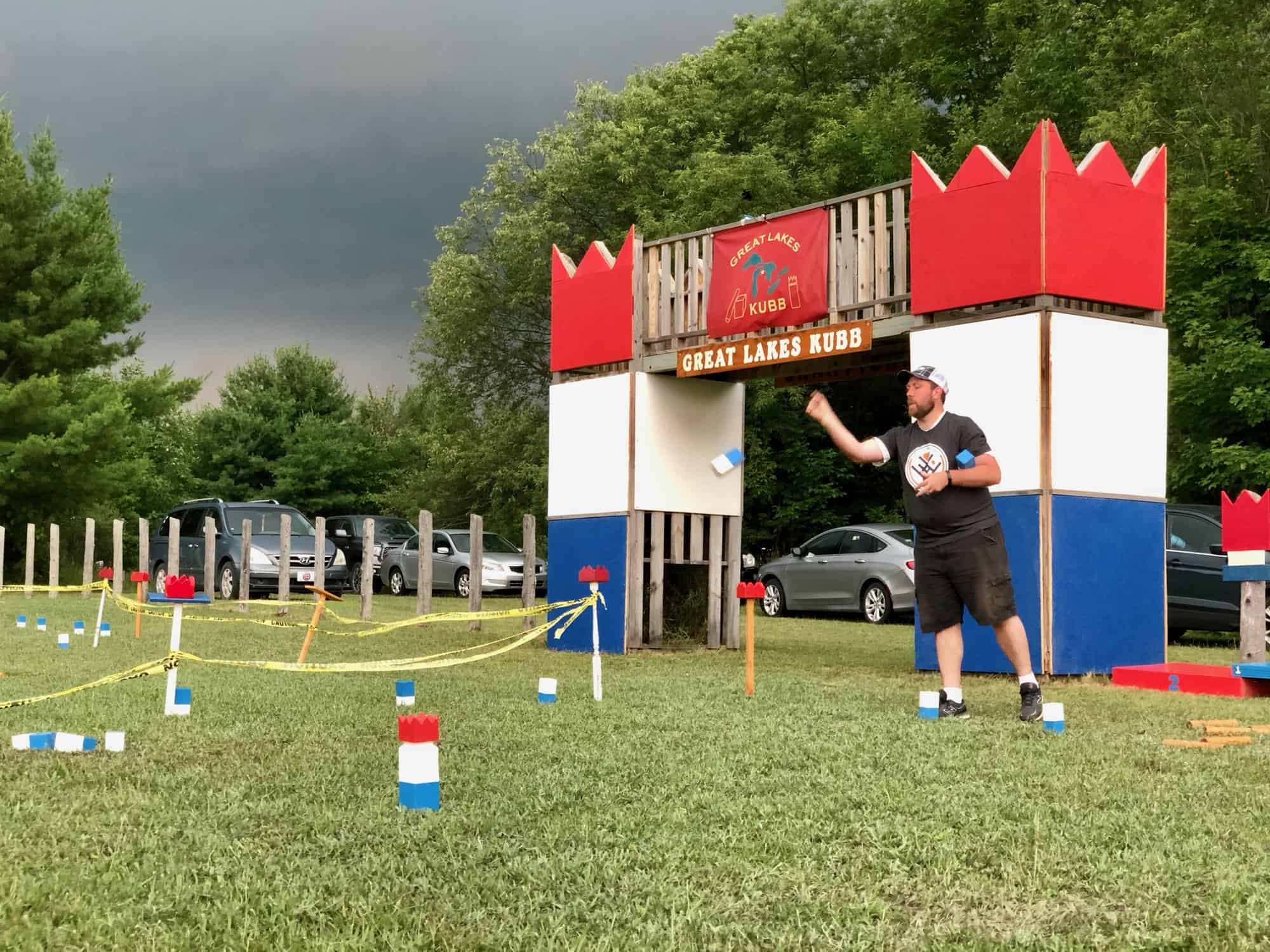 Photo from Great Lakes 1v1 Kubb Championship.