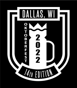 Logo for Dallas Oktoberfest Kubb Tournament.