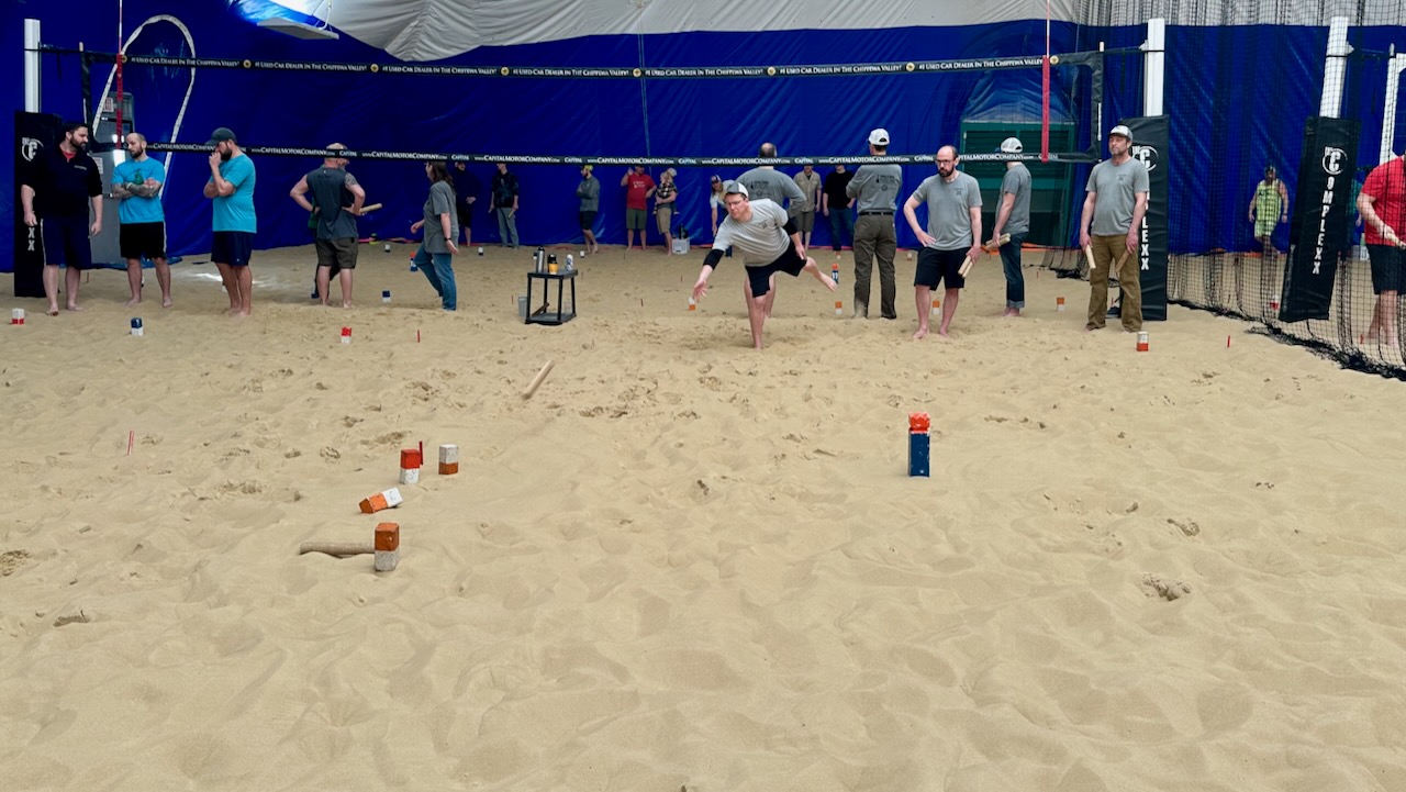 Photo from Spring Has Sprung Kubb Tournament.