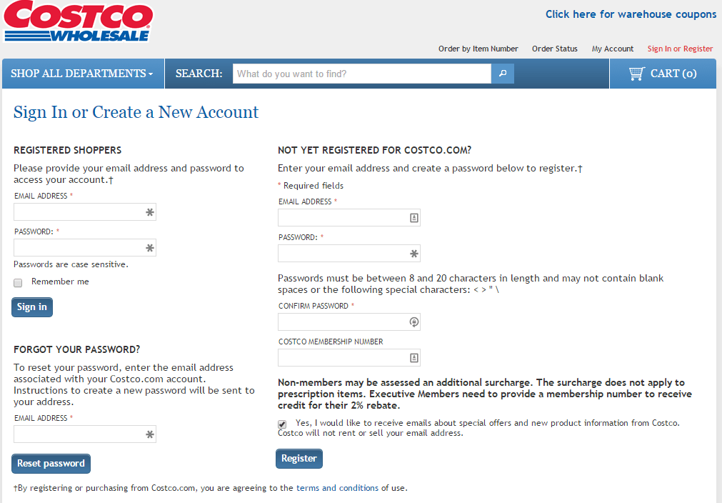 First, you have to sign up for a membership. Www Costco Com Login Register Kudospayments Com