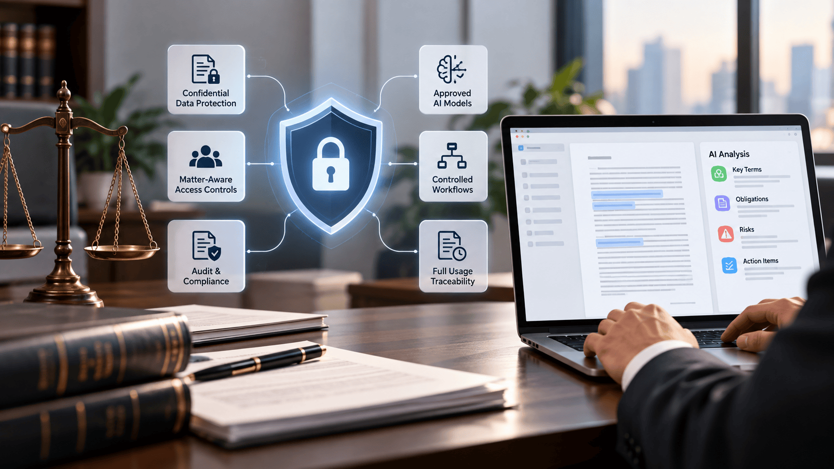 Secure AI Legal Workflow
