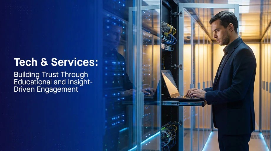 Bangladesh Tech Facebook Engagement: Building Trust with Educational Content & Server Room Visuals for IT Services