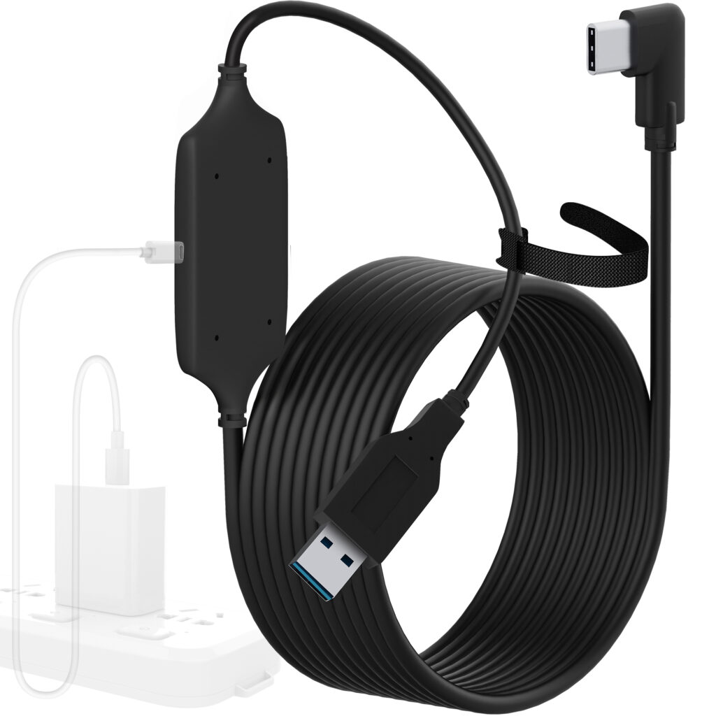 Kuject designed link cable for oculus quest 2, smart chip supported