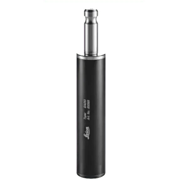 Leica black cylindrical adapter.