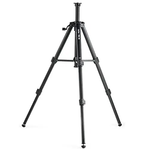 Black tripod with adjustable legs.