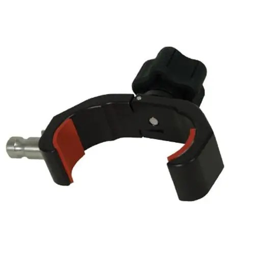 Black and red adjustable clamp tool.