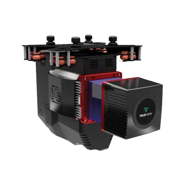 A Geocue Trueview 655/660 with a camera attached to it.