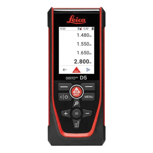 Leica Disto D5 laser distance meter front.