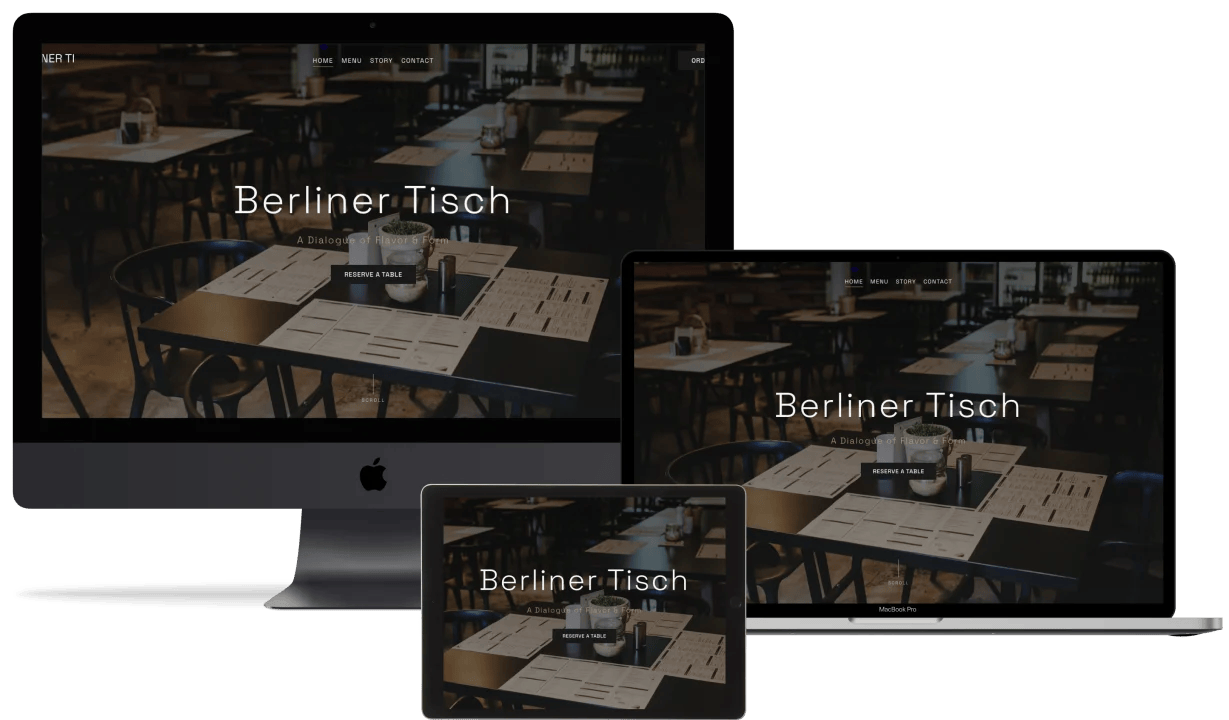 Berliner Genussmanufaktur: Website für Frühstück und Catering