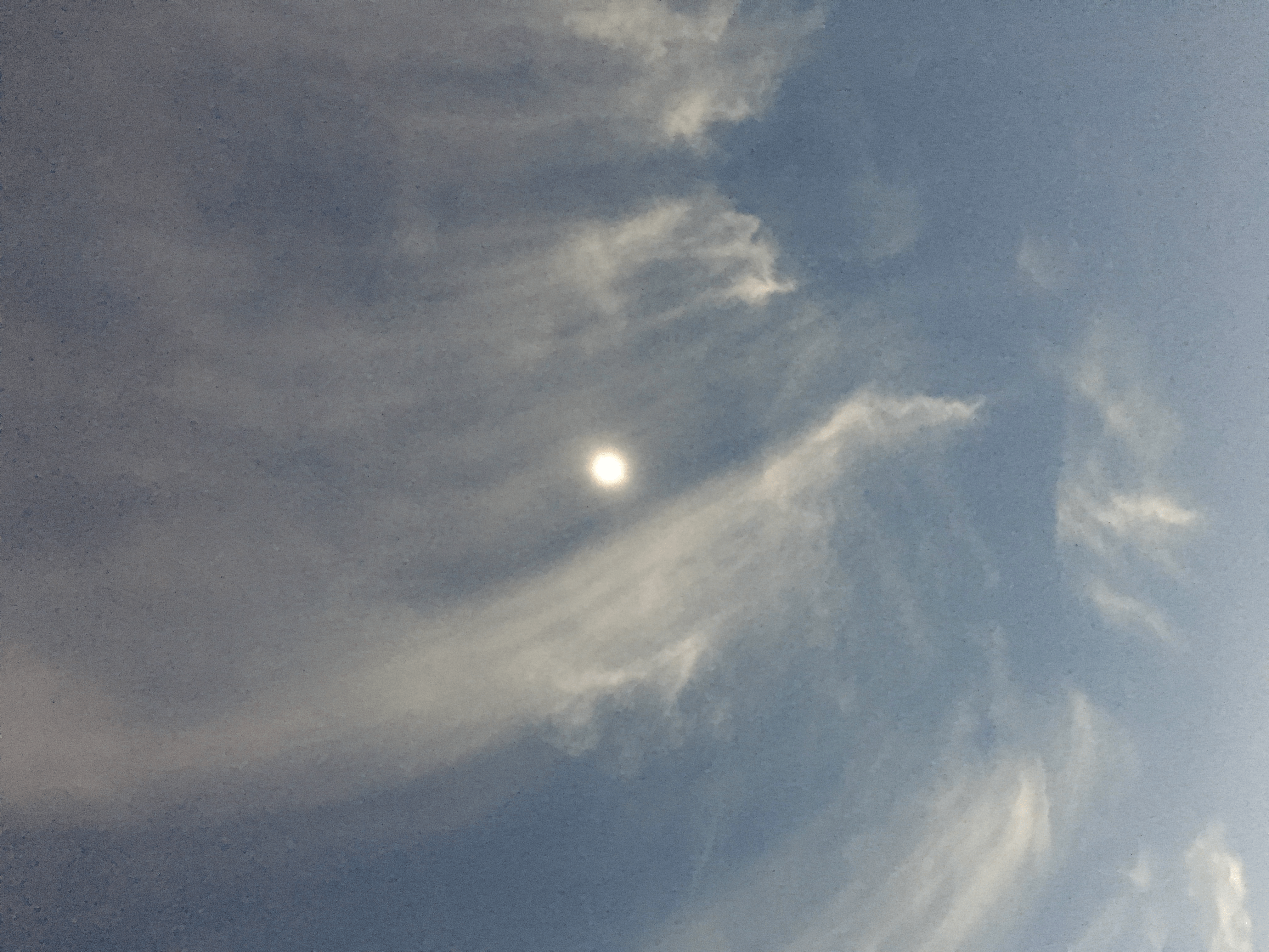 Full eclipse - didn't LOOK like this, but you can get an idea of how dark it was.