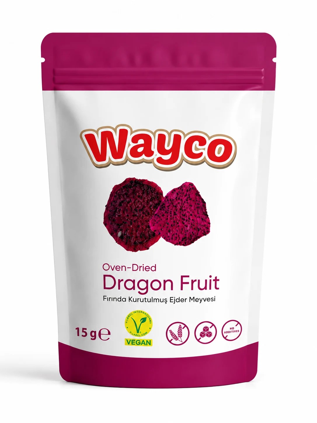 Wayco فاكهة التنين المجففة بالفرن من وايكو 15 g