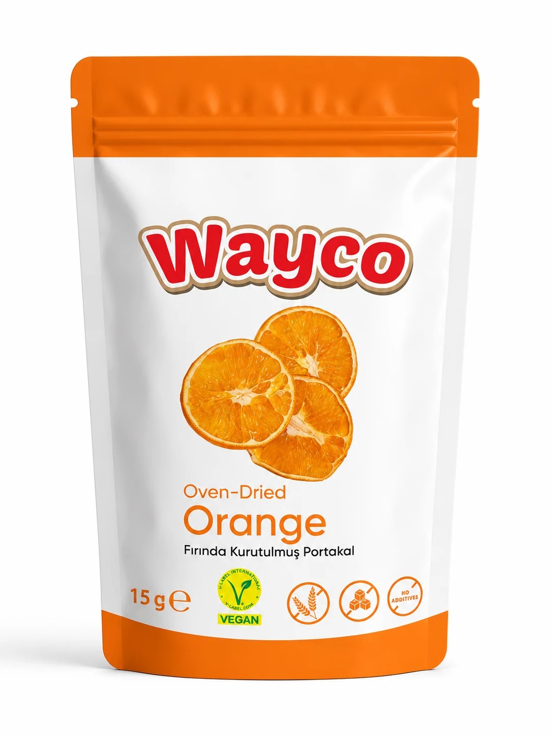 Wayco برتقال مجفف بالفرن من وايكو 15 g