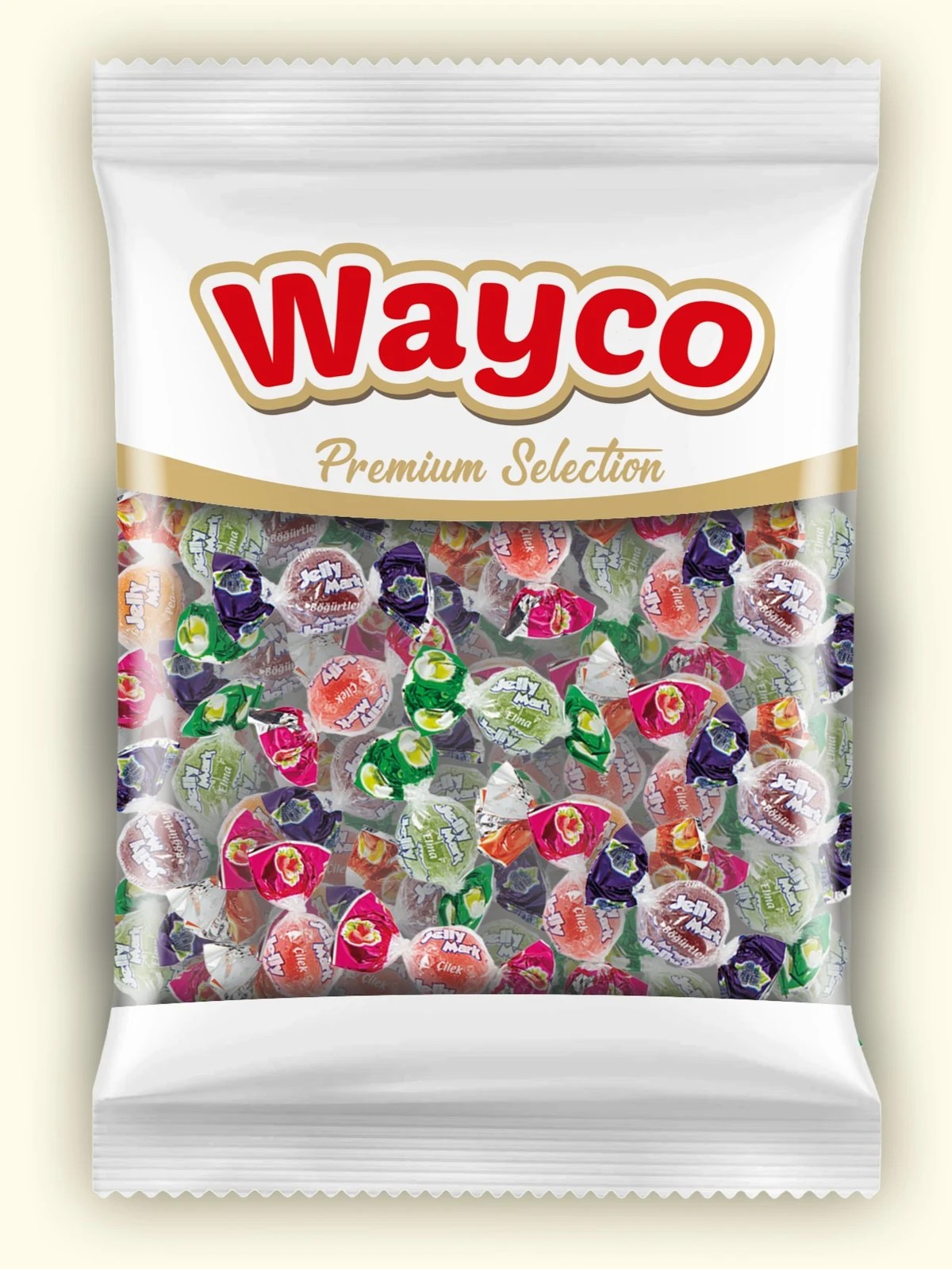 Wayco حلوى جيلي وايكو بنكهة الفواكه 1000 g