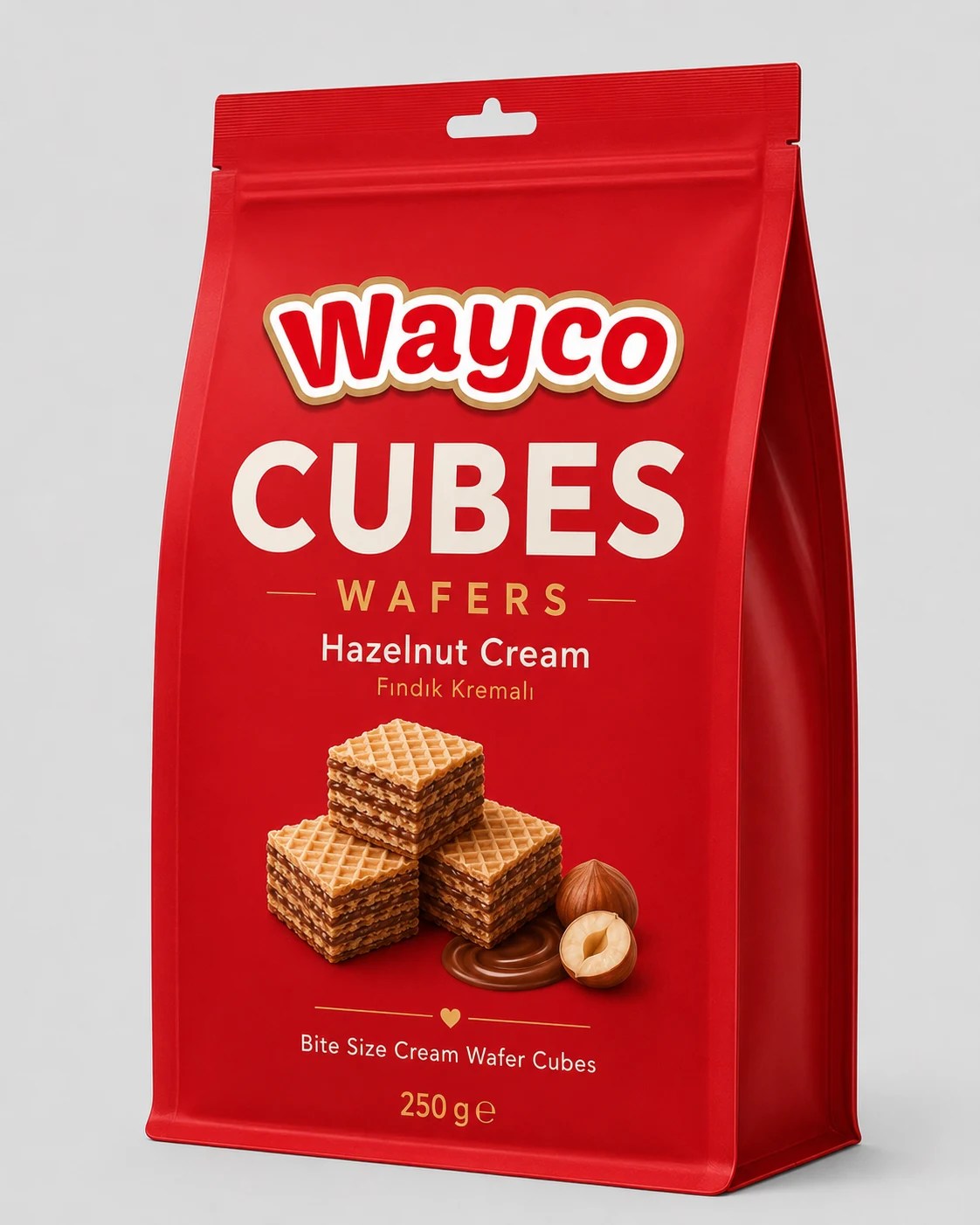 Wayco مكعبات ويفر وايكو بالبندق 200 g