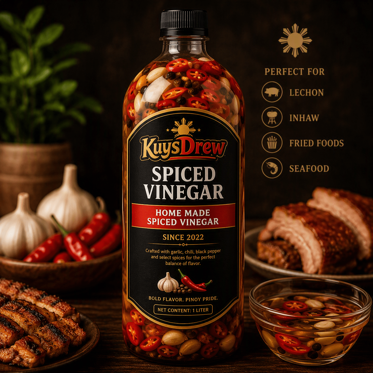 Kuys Drew Spiced Vinegar
