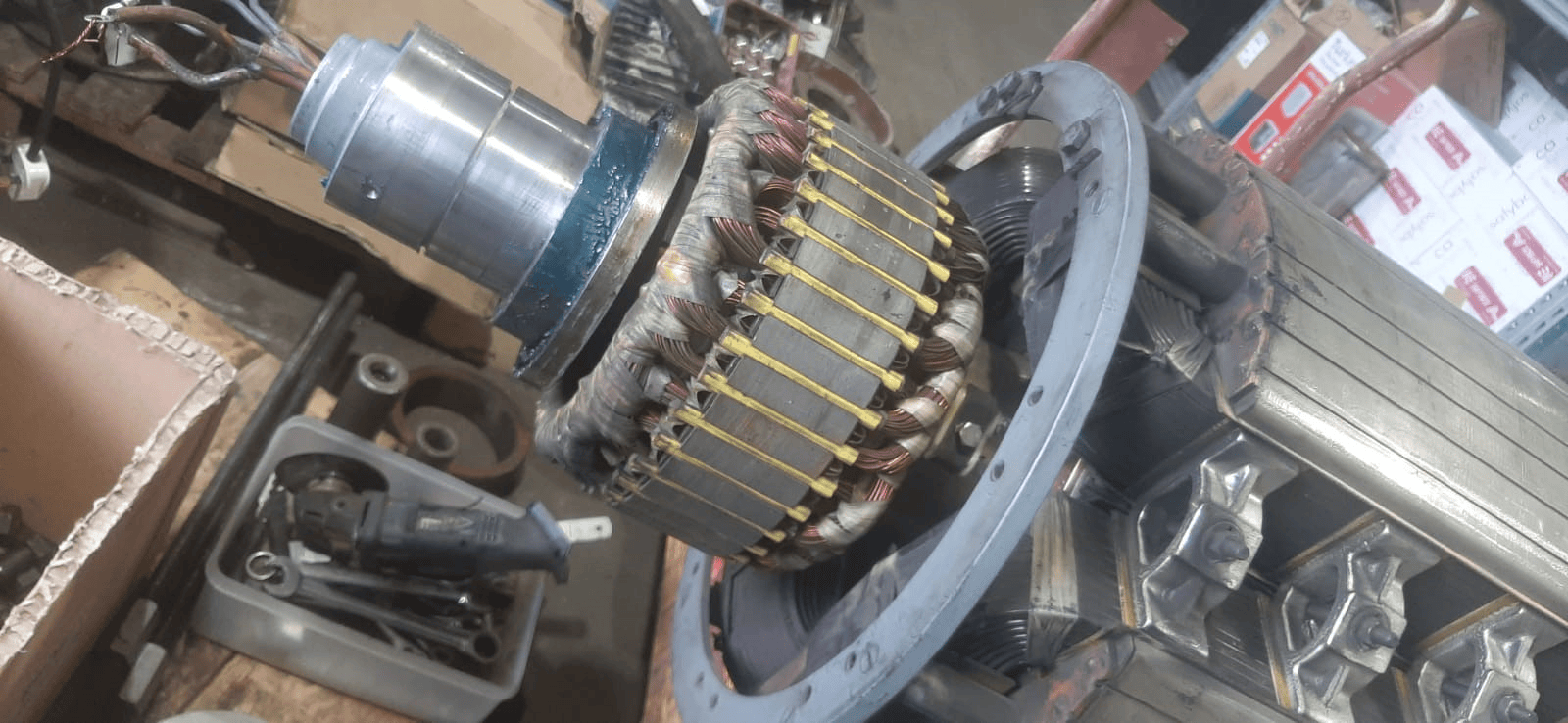 Commercial vessel generator and alternator technical work