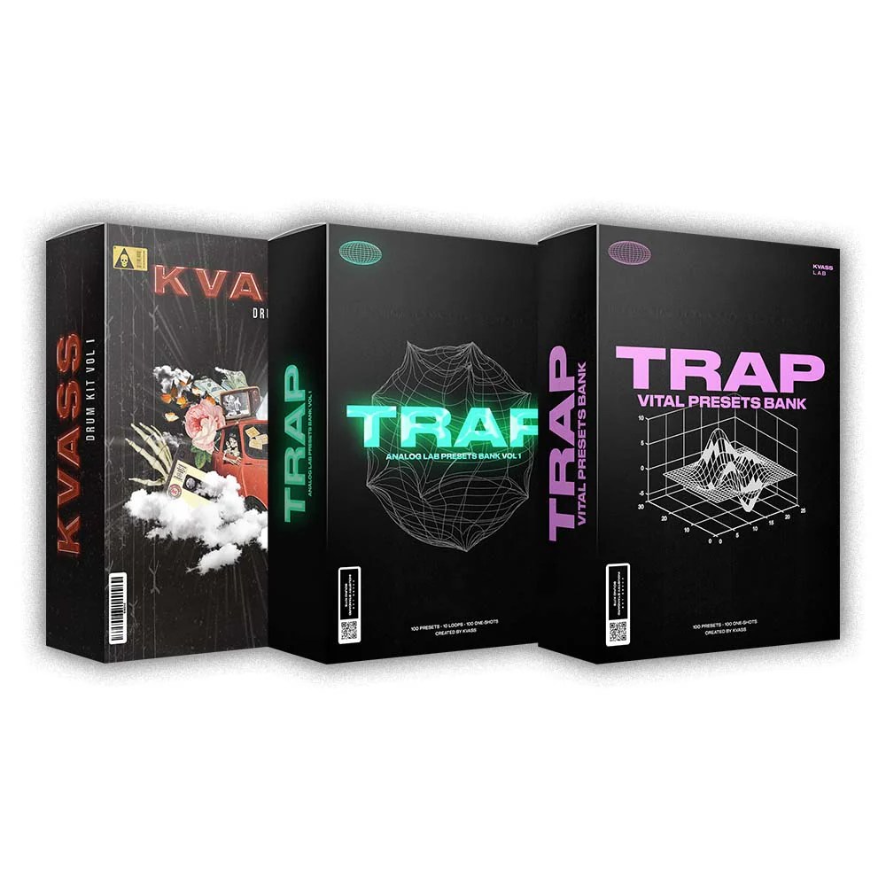 Trap Bundle Drum Kit Presets One Shots Kvass Lab