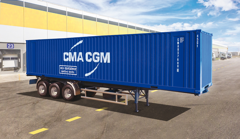 Italeri 1/24 40" Container trailer bouwpakket (ITA-3951)