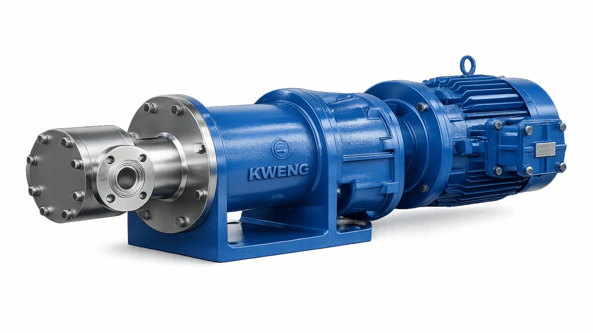 Performance curve of internal gear magnetic drive pump showing flow and operating characteristics