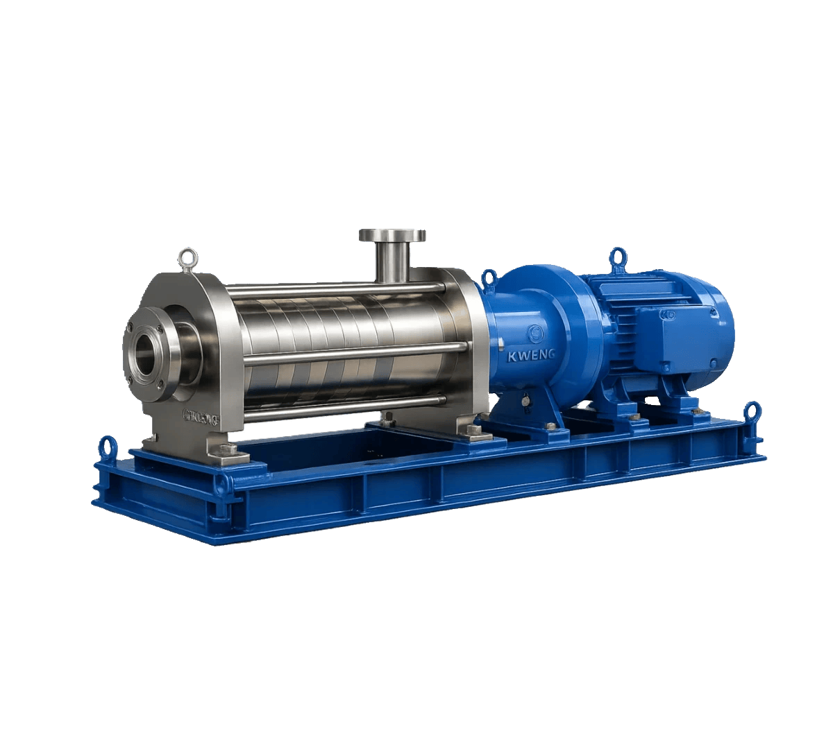 Multistage magnetic drive pump for hazardous, toxic and high-value liquids