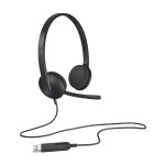Logitech H340 USB Headset Noise Canceling Microphone