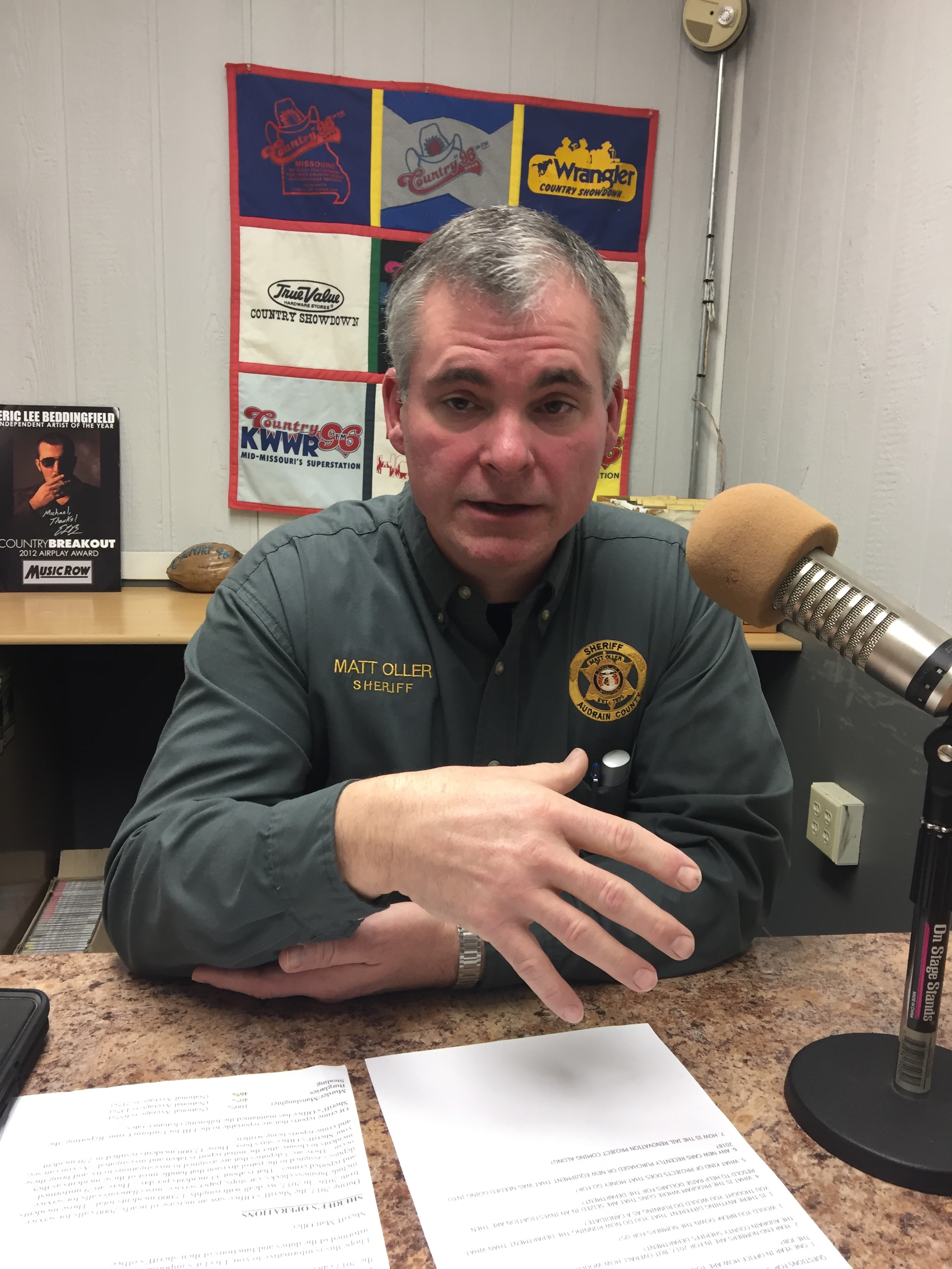 Audrain County Sheriff Matt Oller Reacts to Fatal Officer Shooting in Clinton, Missouri