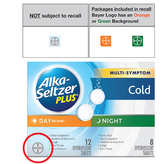 Bayer Issues Alka-Seltzer Recall