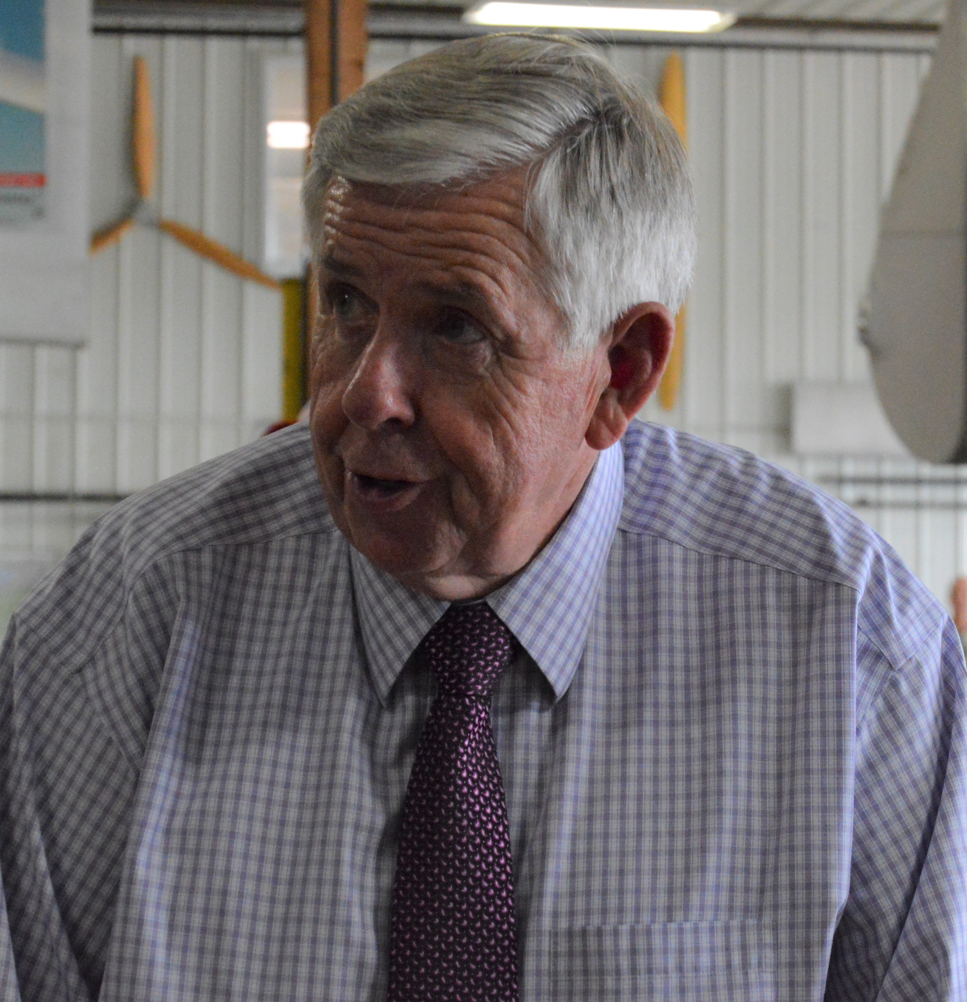 Parson Tours Site Of Bridge Project In Callaway County