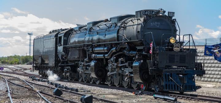 Big Boy Locomotive In Mid-Missouri