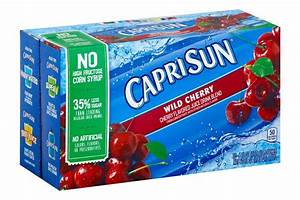 Capri Sun Recalls Wild Cherry Juice Packs