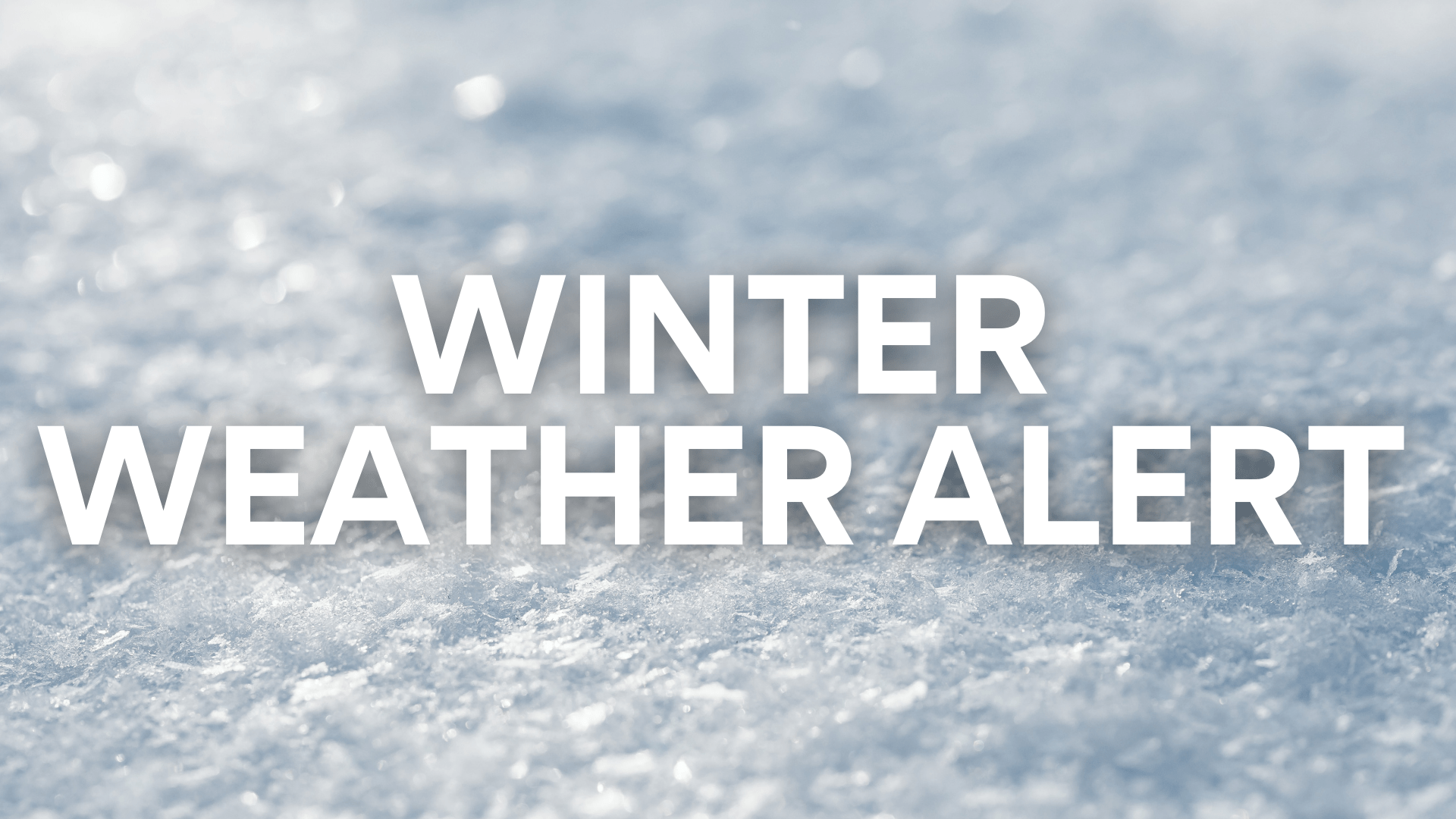 Morning Winter Weather Update