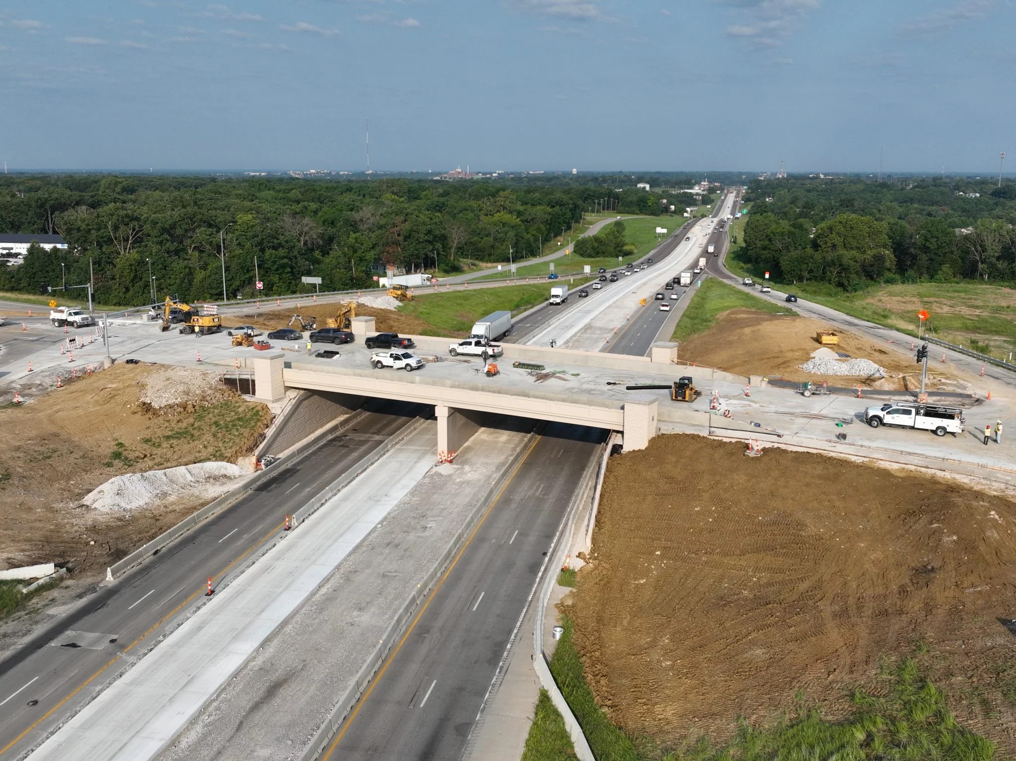 St. Charles Road Bridge ribbon cutting