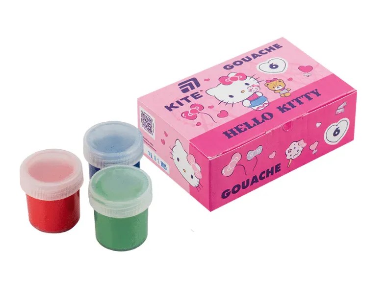 Gouache Hello Kitty, 6 colors