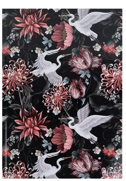 Axent Birds & Flowers-2 notebook, A4, 96 sheets, squared